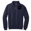 NuBlend ® 1/4 Zip Cadet Collar Sweatshirt Thumbnail