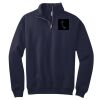NuBlend ® 1/4 Zip Cadet Collar Sweatshirt Thumbnail