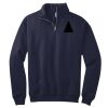 NuBlend ® 1/4 Zip Cadet Collar Sweatshirt Thumbnail