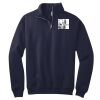 NuBlend ® 1/4 Zip Cadet Collar Sweatshirt Thumbnail