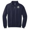 NuBlend ® 1/4 Zip Cadet Collar Sweatshirt Thumbnail