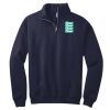 NuBlend ® 1/4 Zip Cadet Collar Sweatshirt Thumbnail