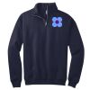 NuBlend ® 1/4 Zip Cadet Collar Sweatshirt Thumbnail