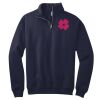NuBlend ® 1/4 Zip Cadet Collar Sweatshirt Thumbnail
