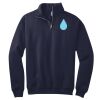 NuBlend ® 1/4 Zip Cadet Collar Sweatshirt Thumbnail