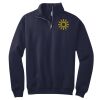 NuBlend ® 1/4 Zip Cadet Collar Sweatshirt Thumbnail