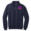 NuBlend ® 1/4 Zip Cadet Collar Sweatshirt Thumbnail