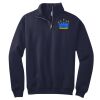 NuBlend ® 1/4 Zip Cadet Collar Sweatshirt Thumbnail