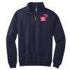 NuBlend ® 1/4 Zip Cadet Collar Sweatshirt Thumbnail