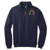 NuBlend ® 1/4 Zip Cadet Collar Sweatshirt Thumbnail