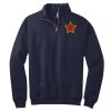 NuBlend ® 1/4 Zip Cadet Collar Sweatshirt Thumbnail
