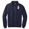 NuBlend ® 1/4 Zip Cadet Collar Sweatshirt Thumbnail
