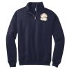 NuBlend ® 1/4 Zip Cadet Collar Sweatshirt Thumbnail