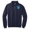 NuBlend ® 1/4 Zip Cadet Collar Sweatshirt Thumbnail
