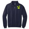 NuBlend ® 1/4 Zip Cadet Collar Sweatshirt Thumbnail