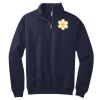 NuBlend ® 1/4 Zip Cadet Collar Sweatshirt Thumbnail
