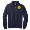 NuBlend ® 1/4 Zip Cadet Collar Sweatshirt Thumbnail
