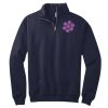 NuBlend ® 1/4 Zip Cadet Collar Sweatshirt Thumbnail