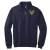 NuBlend ® 1/4 Zip Cadet Collar Sweatshirt Thumbnail