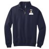 NuBlend ® 1/4 Zip Cadet Collar Sweatshirt Thumbnail