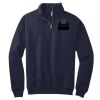 NuBlend ® 1/4 Zip Cadet Collar Sweatshirt Thumbnail